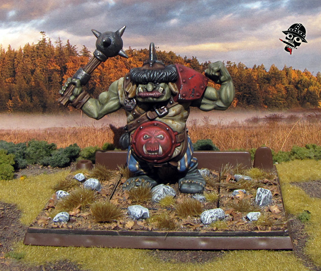 Battle Masters Warhammer Chaos Ogre from Milton Bradley and Milton Bradley and Games Workshop painted by Neldoreth - An Hour of Wolves & Shattered Shields Battle Masters Warhammer Chaos Ogre from Milton Bradley and Milton Bradley and Games Workshop painted by Neldoreth - An Hour of Wolves & Shattered Shields