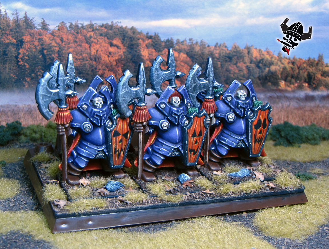 Battle Masters Chaos Warriors Warhammer from Milton Bradley and Games Workshop painted by Neldoreth - An Hour of Wolves & Shattered Shields Battle Masters Chaos Warriors Warhammer from Milton Bradley and Games Workshop painted by Neldoreth - An Hour of Wolves & Shattered Shields