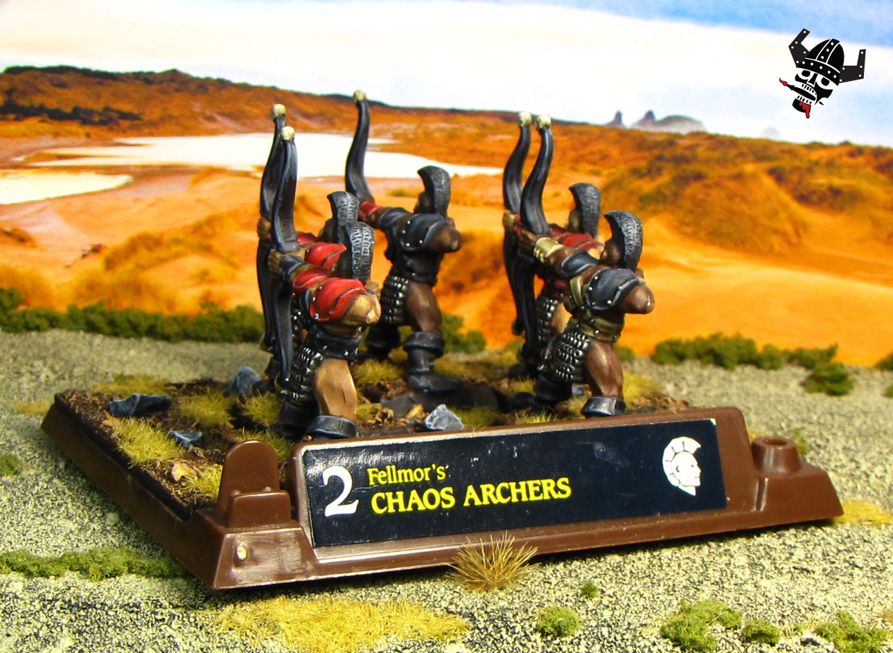 Chaos Darkoath marauders archers from Battlemasters Games Workshop Warhammer from Milton Bradley and Games Workshop painted by Neldoreth - An Hour of Wolves & Shattered Shields Chaos Darkoath marauders archers from Battlemasters Games Workshop Warhammer from Milton Bradley and Games Workshop painted by Neldoreth - An Hour of Wolves & Shattered Shields