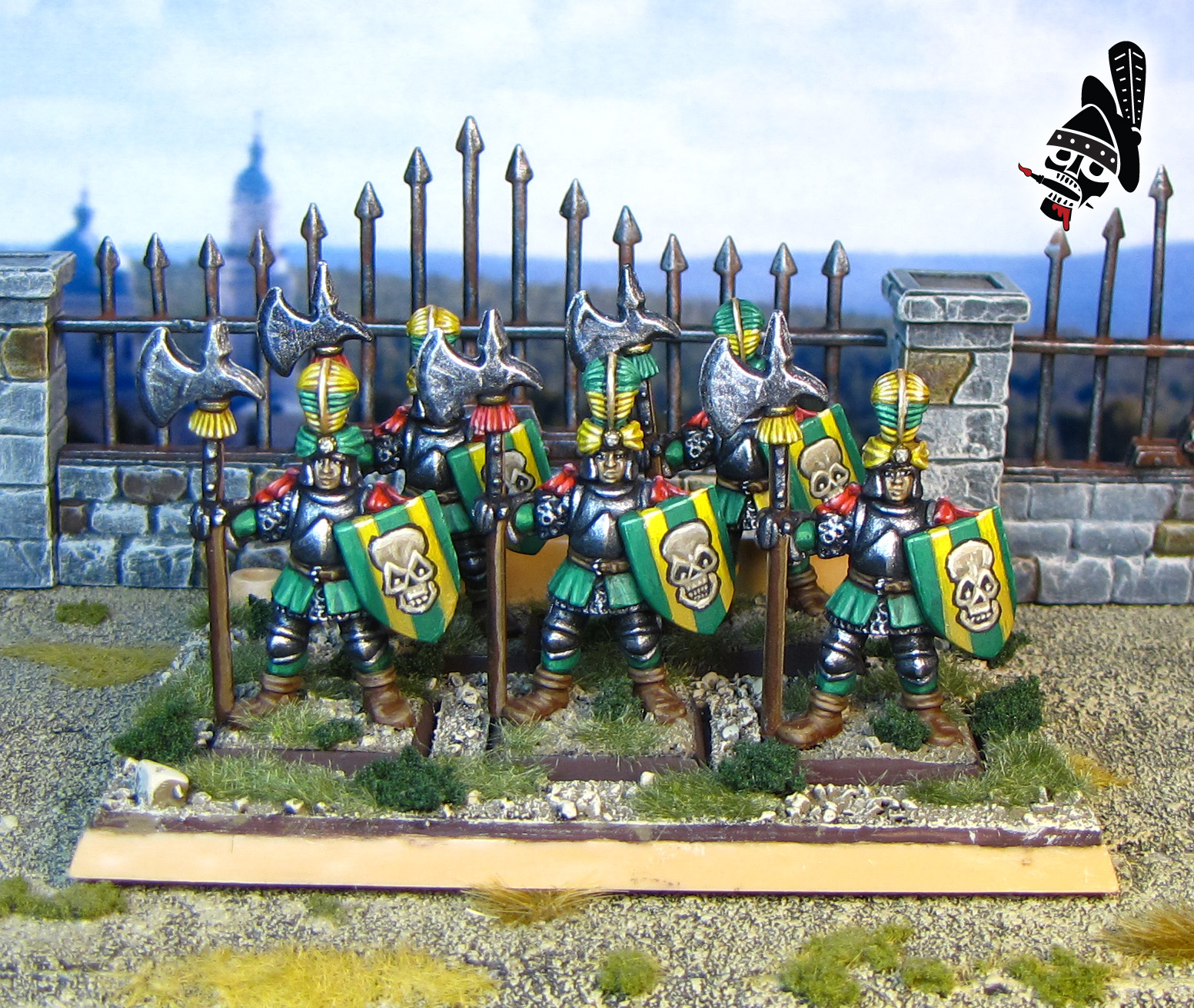 Battle Masters Halberdiers from Games Workshop painted by Neldoreth - An Hour of Wolves & Shattered Shields Battle Masters Halberdiers from Games Workshop painted by Neldoreth - An Hour of Wolves & Shattered Shields