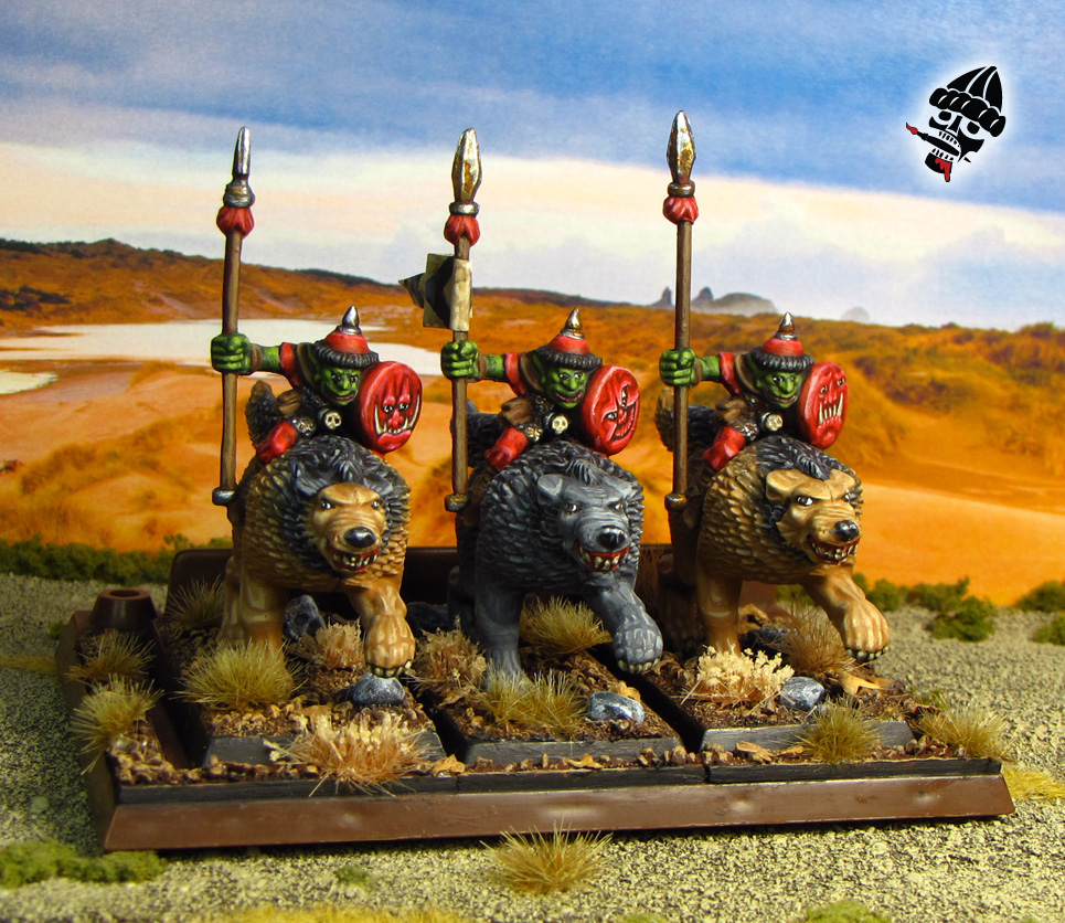 Warhammer Goblins Gloomspite Gitz Snarlfang Riders for Battle Masters from Milton Bradley and Games Workshop painted by Neldoreth - An Hour of Wolves & Shattered Shields Warhammer Goblins Gloomspite Gitz Snarlfang Riders for Battle Masters from Milton Bradley and Games Workshop painted by Neldoreth - An Hour of Wolves & Shattered Shields