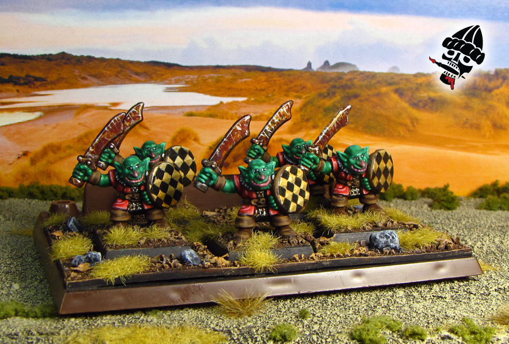 Warhammer Goblins Gloomspite Gitz Warriors for Battle Masters from Milton Bradley and Games Workshop painted by Neldoreth - An Hour of Wolves & Shattered Shields Warhammer Goblins Gloomspite Gitz Warriors for Battle Masters from Milton Bradley and Games Workshop painted by Neldoreth - An Hour of Wolves & Shattered Shields