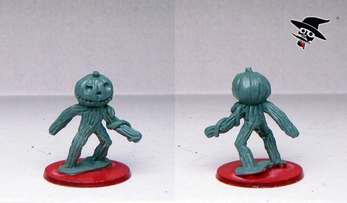 Jack-o-lantern construct figure sculpted by Neldoreth from  painted by Neldoreth - An Hour of Wolves & Shattered Shields