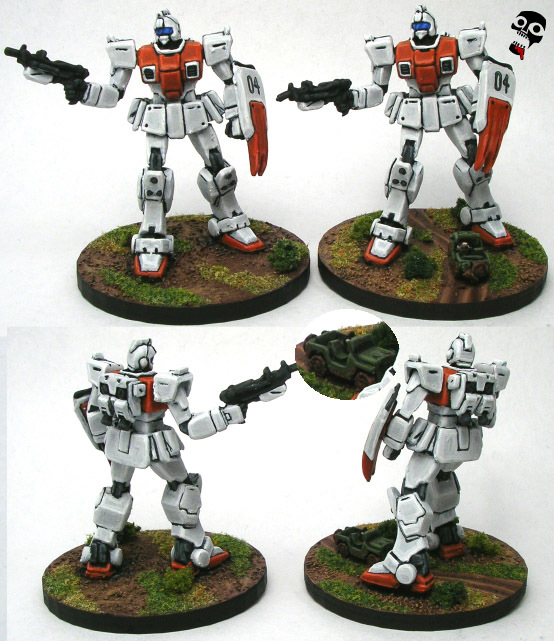 Gundam GM ground type from Gashapon painted by Neldoreth - An Hour of Wolves & Shattered Shields Gundam GM ground type from Gashapon painted by Neldoreth - An Hour of Wolves & Shattered Shields