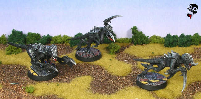 Tyranid hormagaunts from Games Workshop painted by Neldoreth - An Hour of Wolves & Shattered Shields