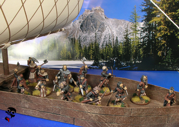 Sea Raiders from Old Glory/West Wind painted by Neldoreth - An Hour of Wolves & Shattered Shields