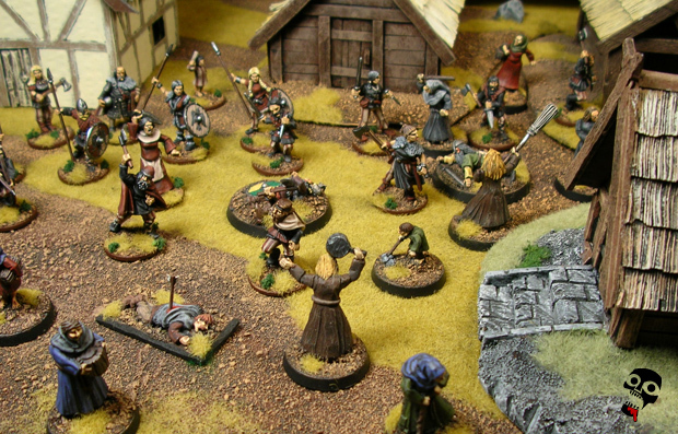 Pillaging Sea Raiders from  painted by Neldoreth - An Hour of Wolves & Shattered Shields