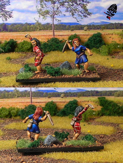 15mm Scots-Irish from Trey Corbies Miniatures painted by Neldoreth - An Hour of Wolves & Shattered Shields