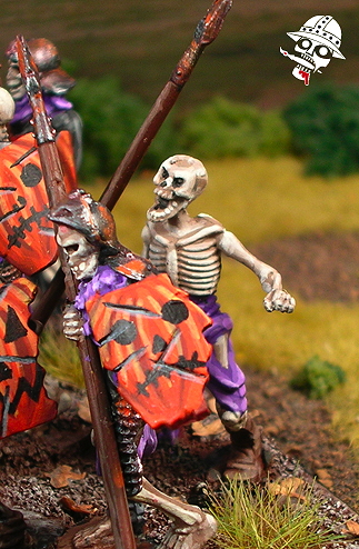 Undead Skeletons from Mantic Miniatures painted by Neldoreth - An Hour of Wolves & Shattered Shields