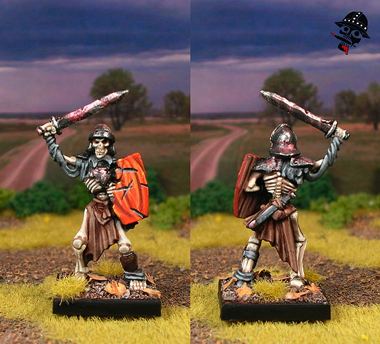 Undead Skeletons from Mantic Miniatures painted by Neldoreth - An Hour of Wolves & Shattered Shields