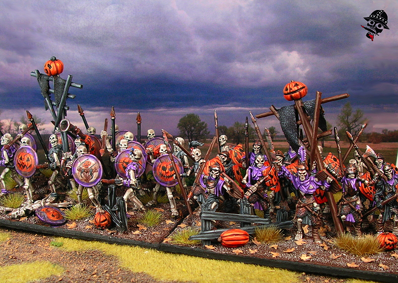 Undead Skeletons from Mantic Miniatures painted by Neldoreth - An Hour of Wolves & Shattered Shields