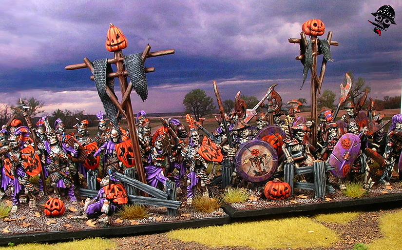 Undead Skeleton Revenants from Mantic Miniatures painted by Neldoreth - An Hour of Wolves & Shattered Shields