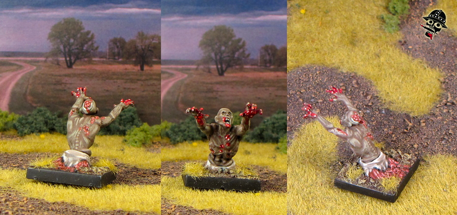 Zombie from Mantic Games painted by Neldoreth - An Hour of Wolves & Shattered Shields