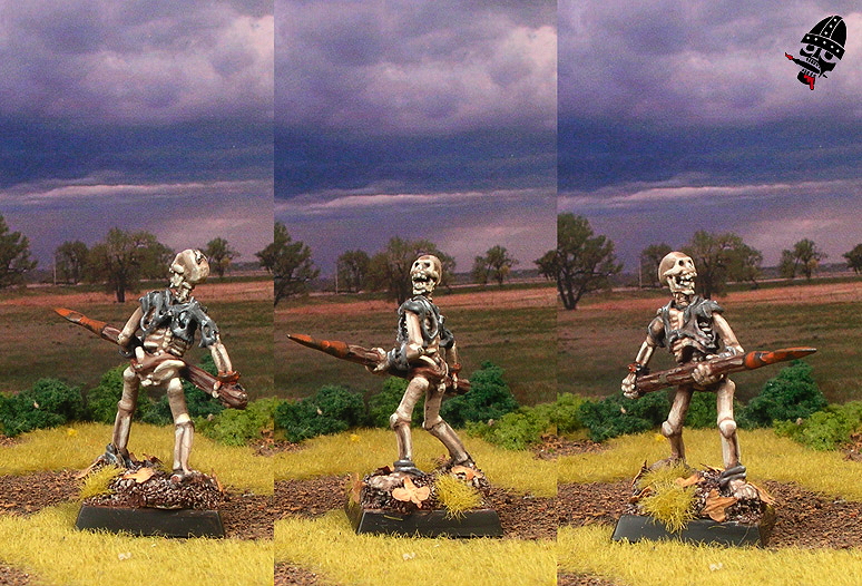 The Lost Spearmen Skeleton from ?? Don't know, contact me if you do! ?? painted by Neldoreth - An Hour of Wolves & Shattered Shields