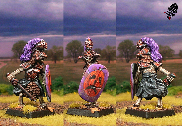 Undead skeleton Revenant or Grave Guard from Grenadier Miniatures painted by Neldoreth - An Hour of Wolves & Shattered Shields