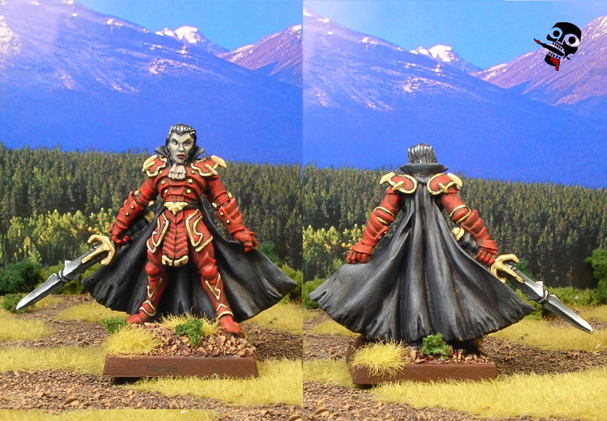 Armoured Vampire from Reaper Miniatures painted by Neldoreth - An Hour of Wolves & Shattered Shields