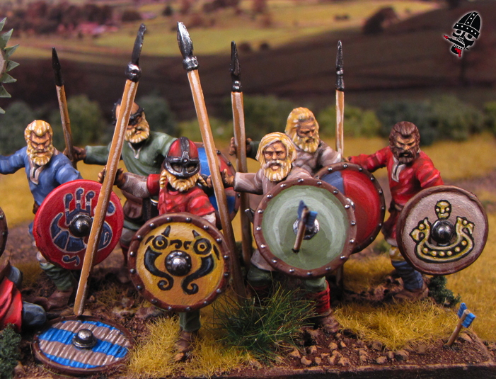 Viking bondi from Wargames Factory painted by Neldoreth - An Hour of Wolves & Shattered Shields