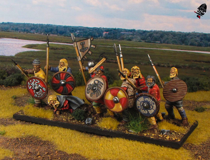 Viking bondi from Wargames Factory painted by Neldoreth - An Hour of Wolves & Shattered Shields