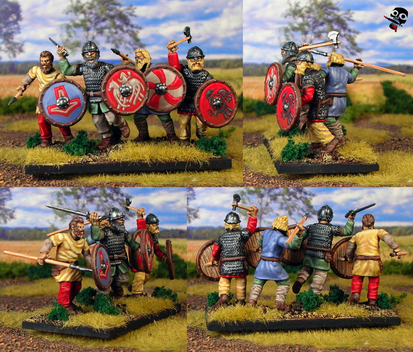 Swedish Vikings from Wargames Factory painted by Neldoreth - An Hour of Wolves & Shattered Shields