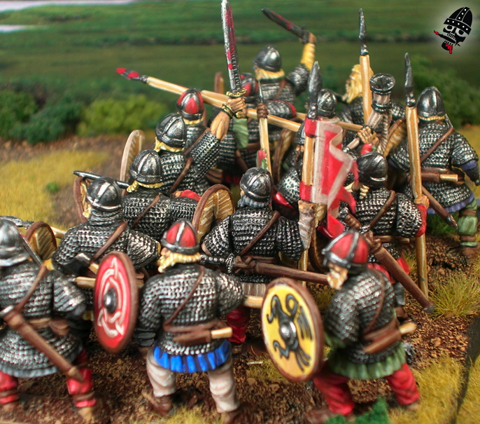 Swedish Vikings from Gripping Beast painted by Neldoreth - An Hour of Wolves & Shattered Shields
