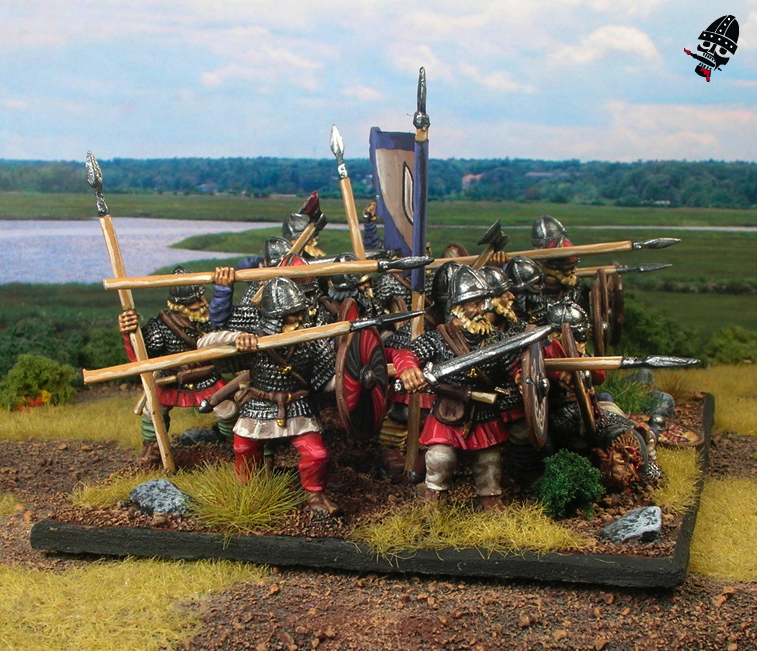 Swedish Vikings from Gripping Beast painted by Neldoreth - An Hour of Wolves & Shattered Shields