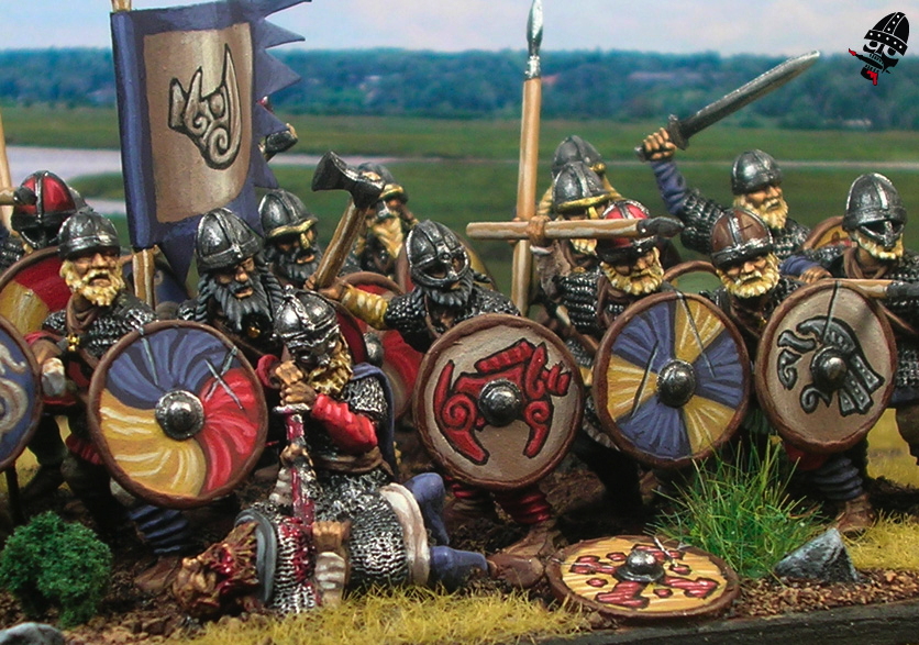 Swedish Vikings from Gripping Beast painted by Neldoreth - An Hour of Wolves & Shattered Shields