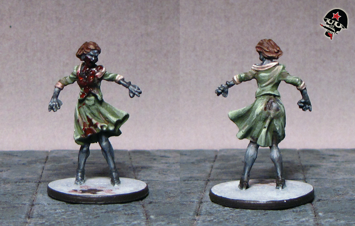 Zombicide Zombies from Cool Mini Or Not painted by Neldoreth - An Hour of Wolves & Shattered Shields
