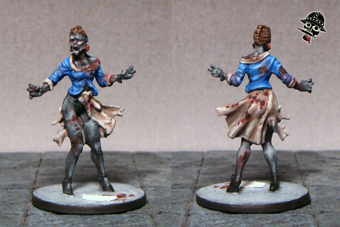 Zombicide Zombies from Cool Mini Or Not painted by Neldoreth - An Hour of Wolves & Shattered Shields