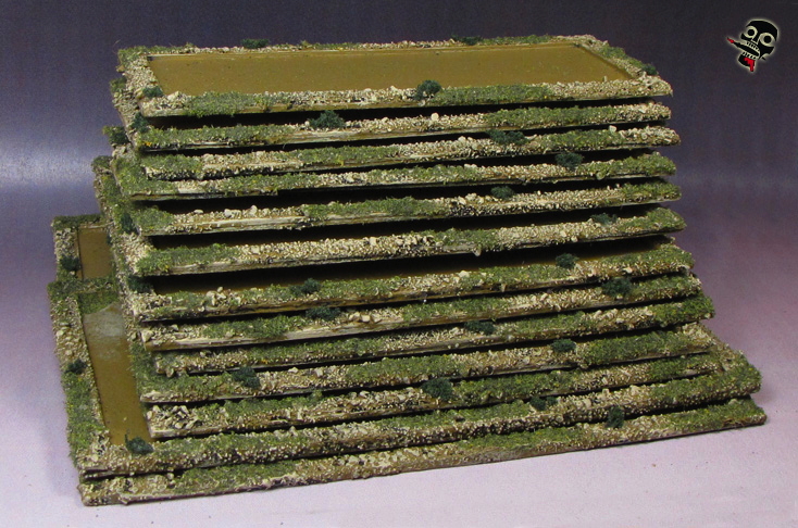 Movement trays - Scratch-built by Neldoreth - An Hour of Wolves & Shattered Shields