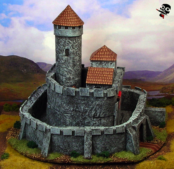 Bedzin Polish castle camp and BUA for DBA from Scratch Built by Neldoreth painted by Neldoreth - An Hour of Wolves & Shattered Shields
