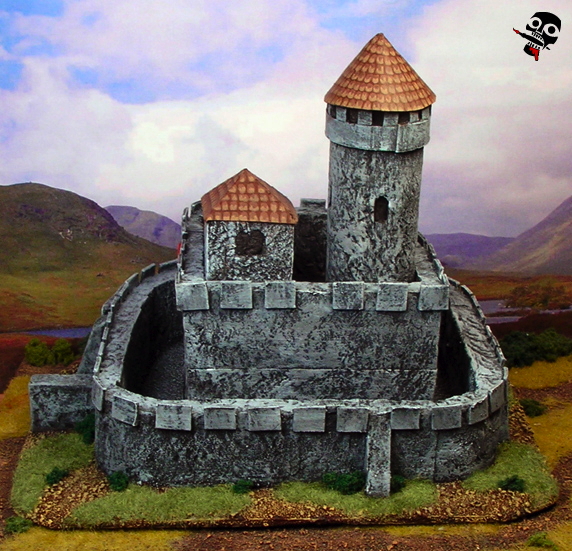 Bedzin Polish castle camp and BUA for DBA from Scratch Built by Neldoreth painted by Neldoreth - An Hour of Wolves & Shattered Shields