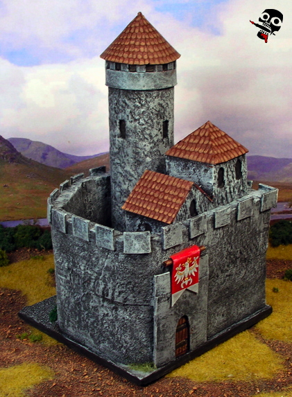 Bedzin Polish castle camp and BUA for DBA - Scratch Built by Neldoreth - An Hour of Wolves & Shattered Shields