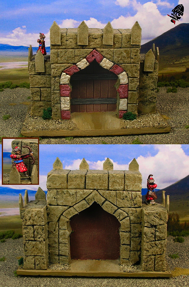 Islamic expansion, Granadine, or Islamic Persian camp for DBA from scratch built by Neldoreth painted by Neldoreth - An Hour of Wolves & Shattered Shields
