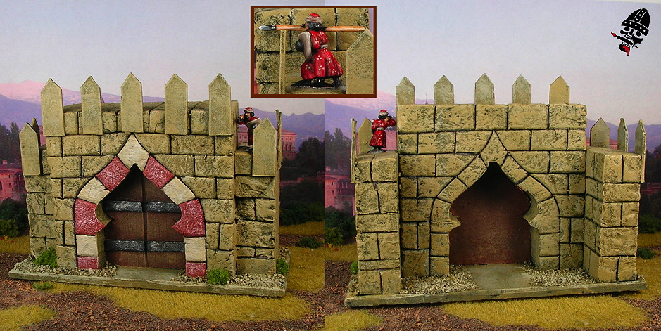 Islamic expansion, Granadine, or Islamic Persian DBA 15mm camp from scratch built by Neldoreth painted by Neldoreth - An Hour of Wolves & Shattered Shields