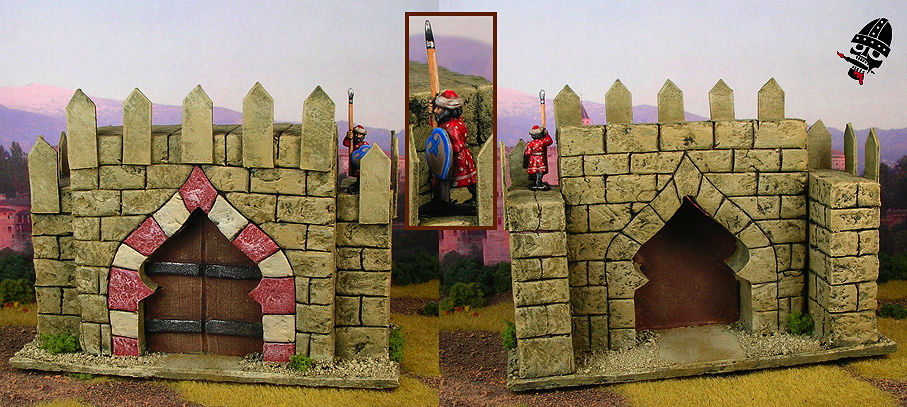 Islamic expansion, Granadine, or Islamic Persian DBA 15mm camp from scratch built by Neldoreth painted by Neldoreth - An Hour of Wolves & Shattered Shields