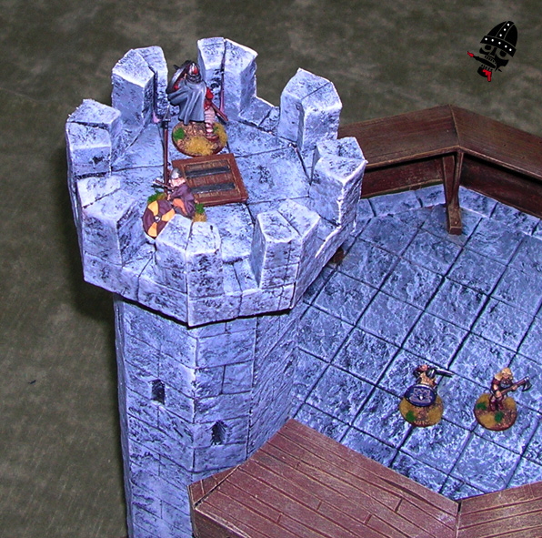 Medieval Tower from Scratch built by Neldoreth painted by Neldoreth - An Hour of Wolves & Shattered Shields