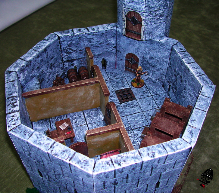 Medieval Tower from Scratch built by Neldoreth painted by Neldoreth - An Hour of Wolves & Shattered Shields