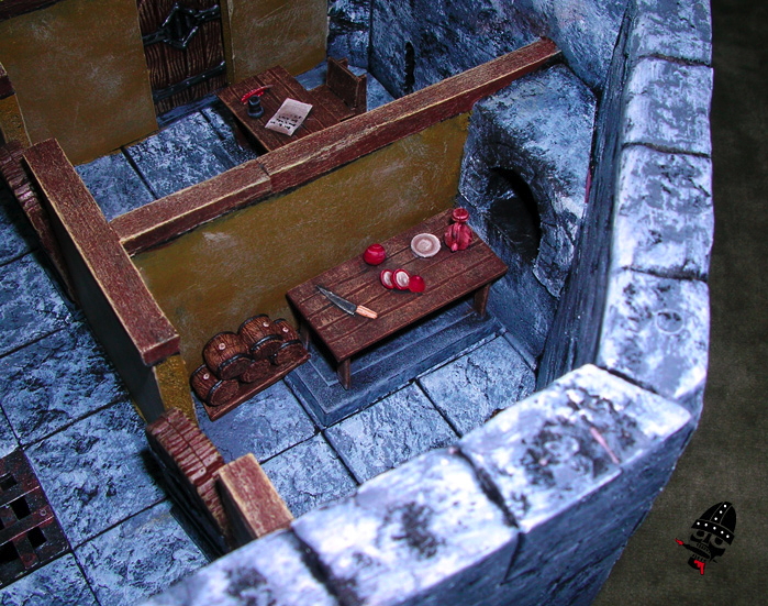 Medieval Tower from Scratch built by Neldoreth painted by Neldoreth - An Hour of Wolves & Shattered Shields