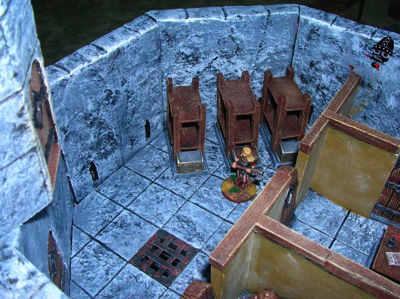 Medieval Tower from Scratch built by Neldoreth painted by Neldoreth - An Hour of Wolves & Shattered Shields